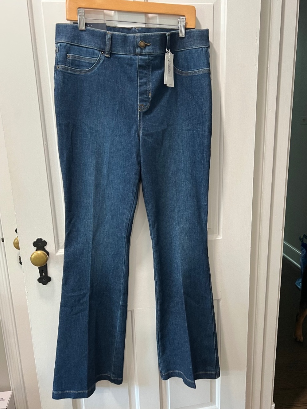Spanx Flare Leg Authentic Blue Jeans XL